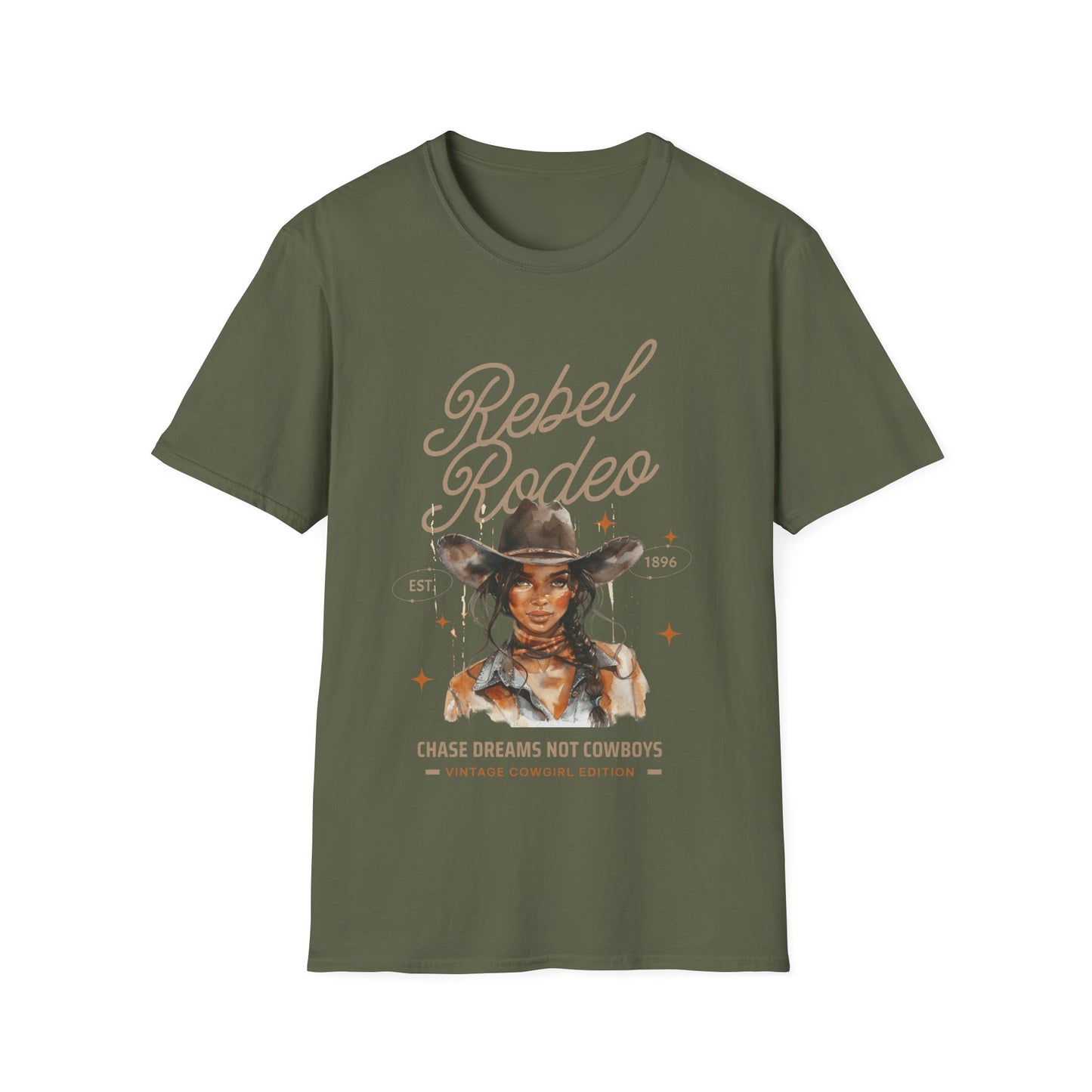 Chase Dreams. Cow Girl T shirt