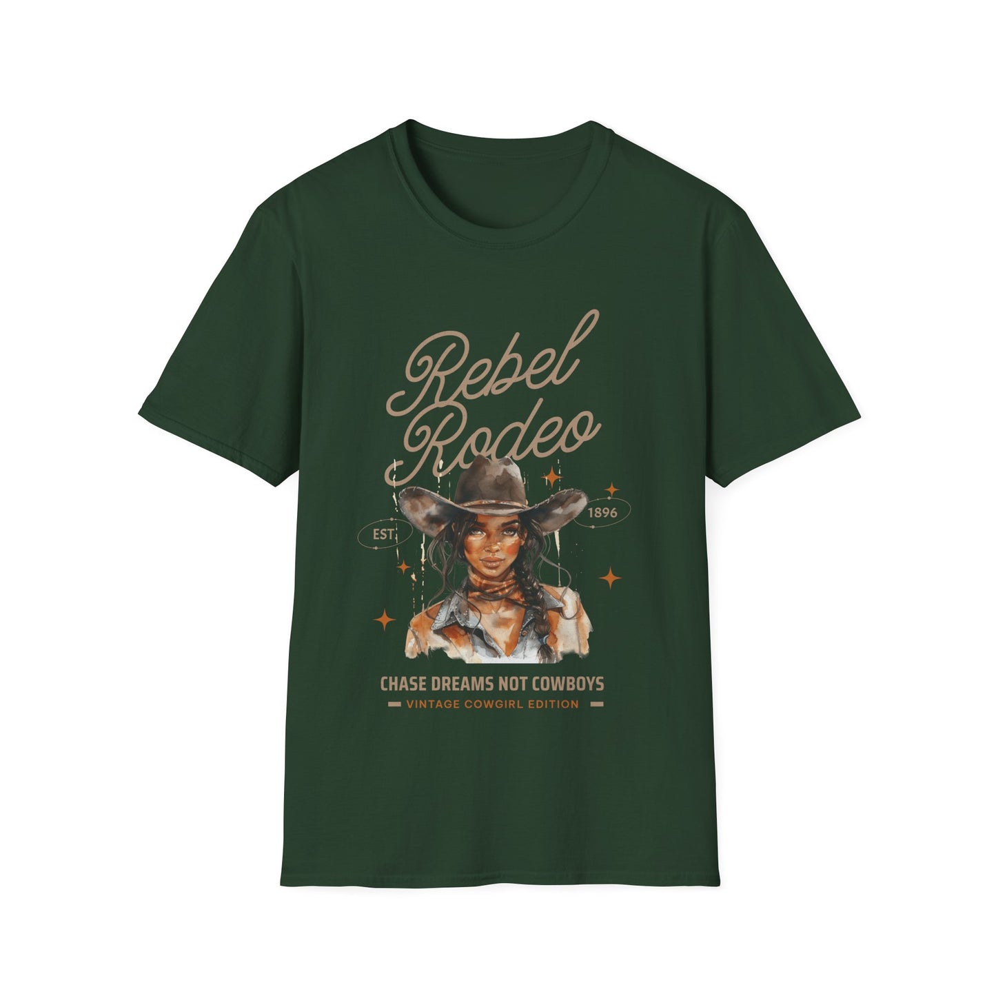 Chase Dreams. Cow Girl T shirt