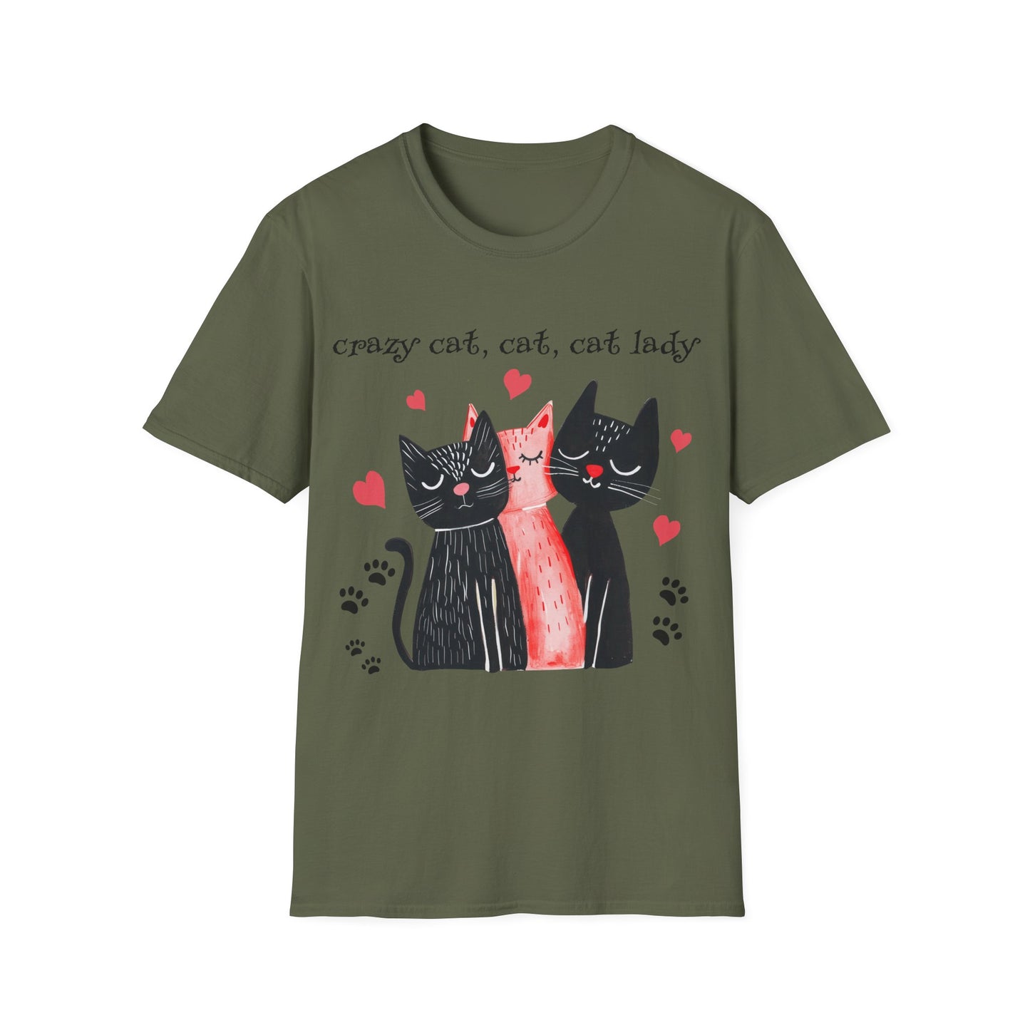 Crazy Cat Lady T shirt